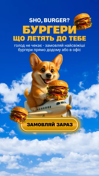 SHO, BURGER? — доставка бургерів